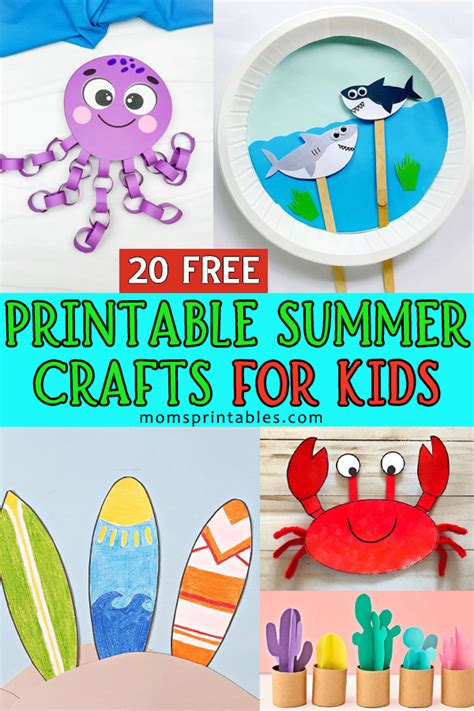 Summer Printable Crafts