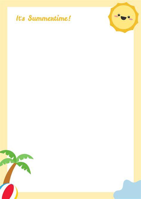 Summer Templates Free