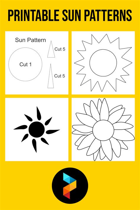 Sun Pattern Printable