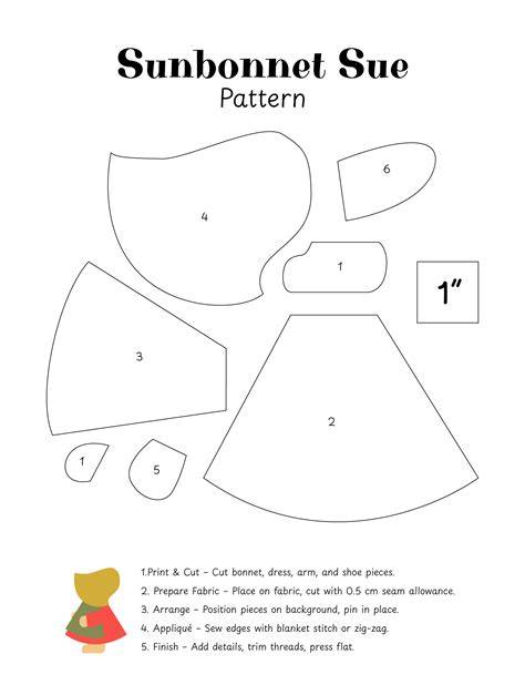 Sunbonnet Sue Template