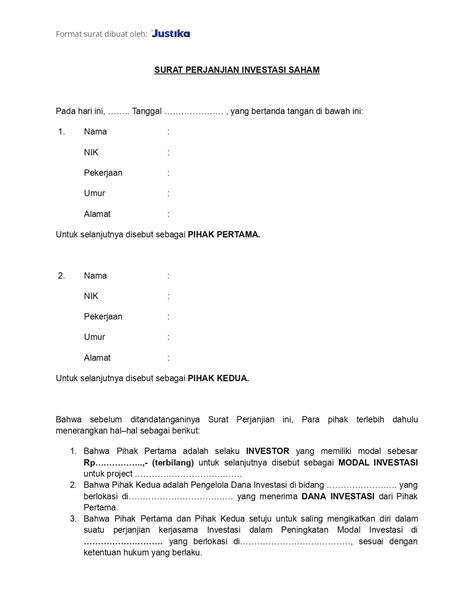 Surat Perjanjian