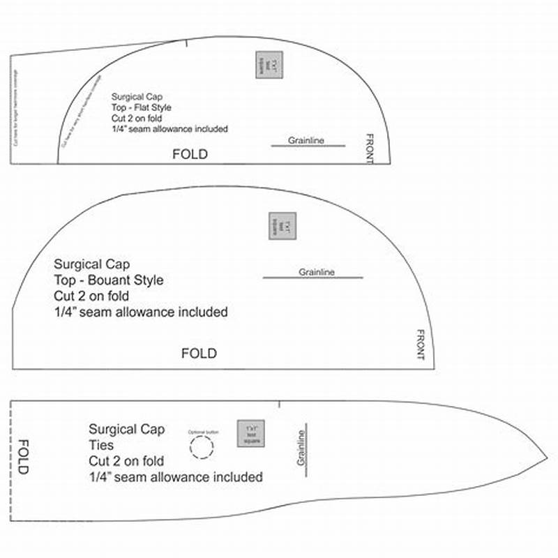 Surgeons Caps Pattern