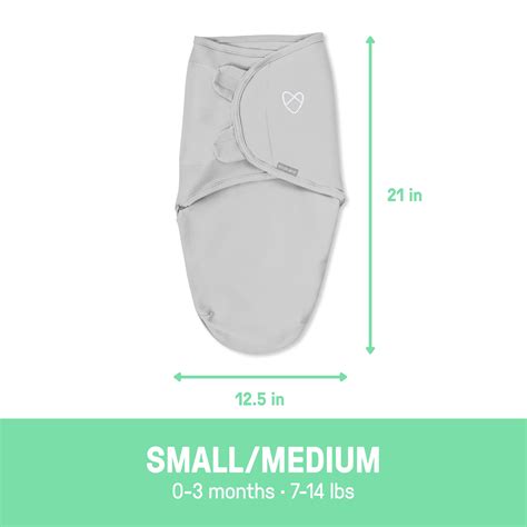 Swaddleme Size Chart