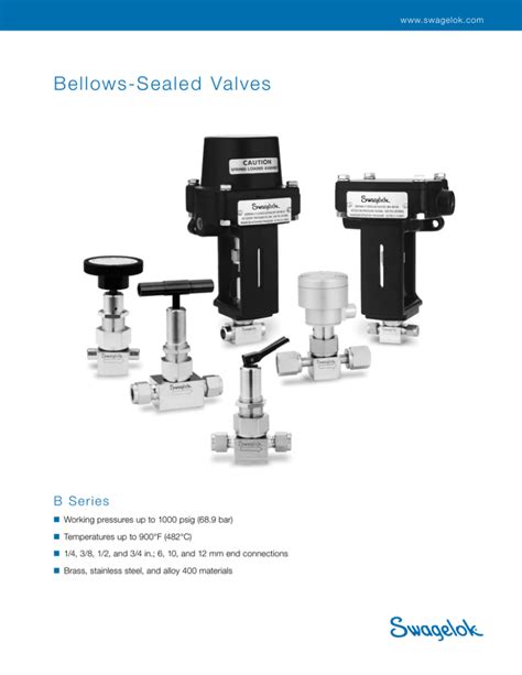 Swagelok Valve Catalog