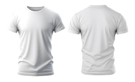 T Shirt Front And Back Template