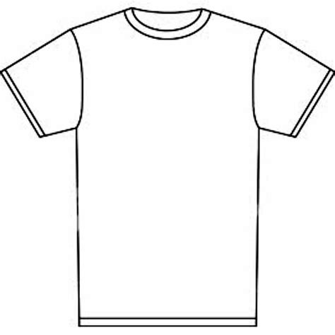 T Shirt Outline Printable