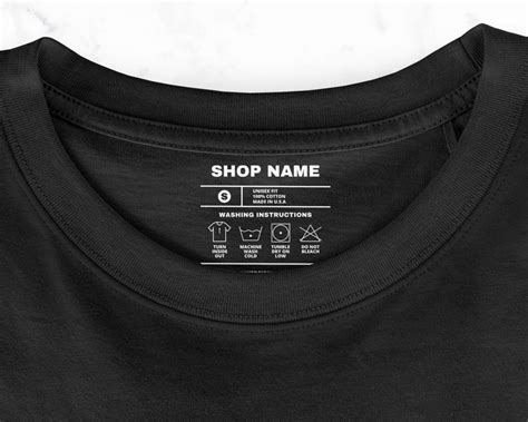 T Shirt Tag Template
