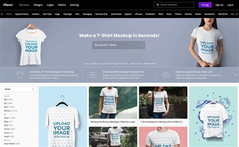 T Shirt Website Template