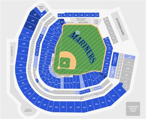 T-mobile Park Seating Chart