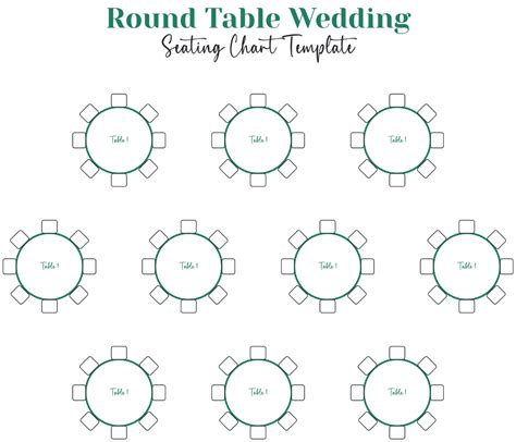 Table Seating Template