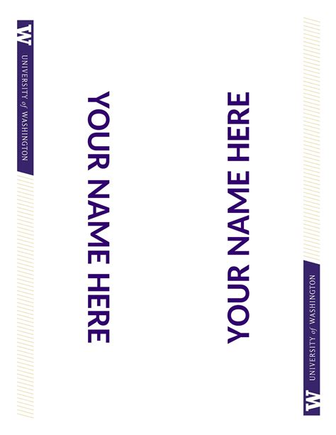 Table Tent Templates