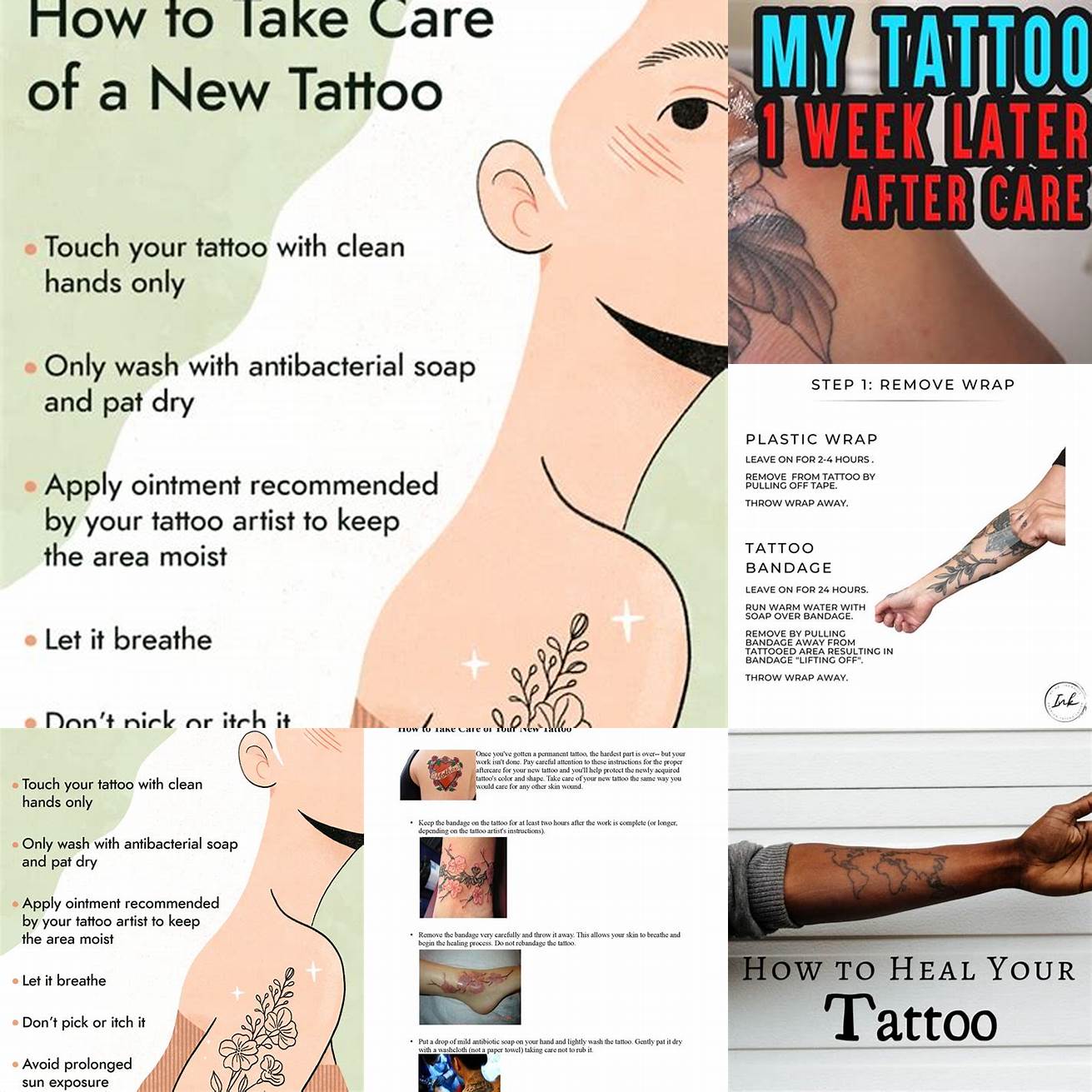 Take care of your tattoo after getting it