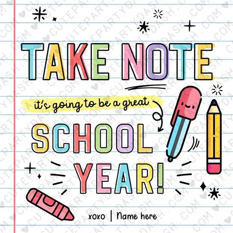 Take Note Its Going To Be A Great Year Printable