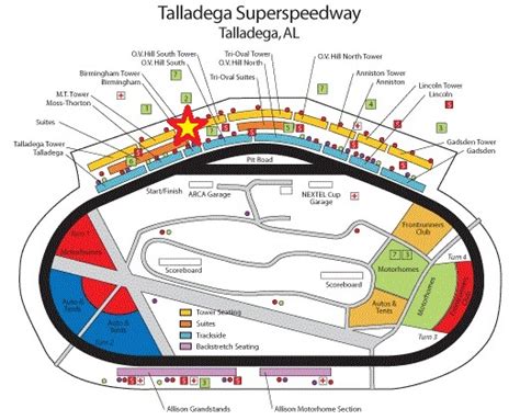 Talladega Seating Chart By Row