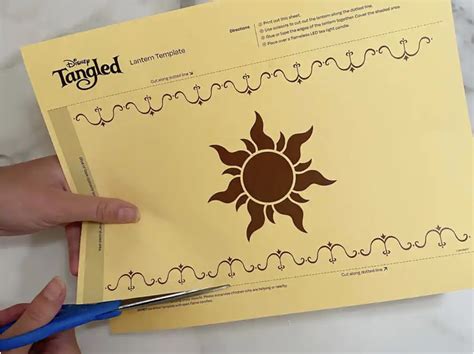 Tangled Lantern Template