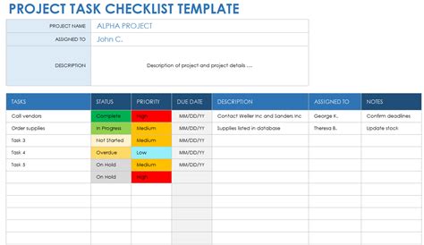 Task Management Templates