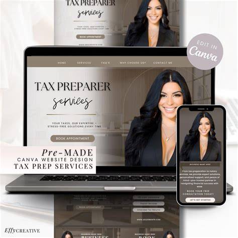 Tax Preparer Website Template