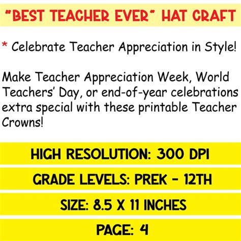 Teacher Appreciation Week Printable