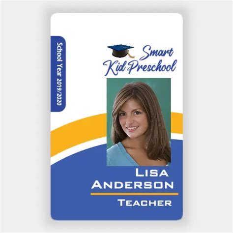 Teacher Id Template