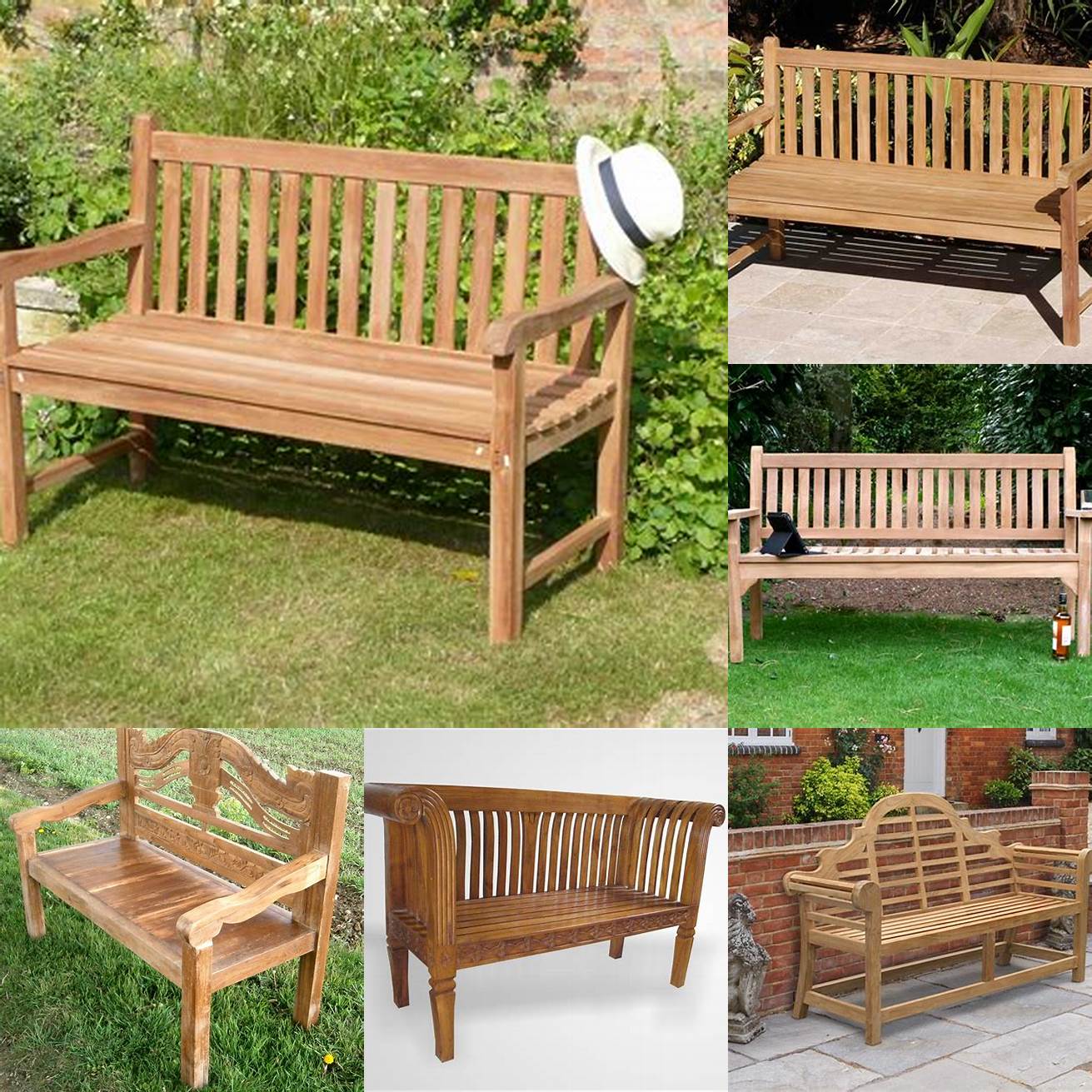 Teak Benches for Seating