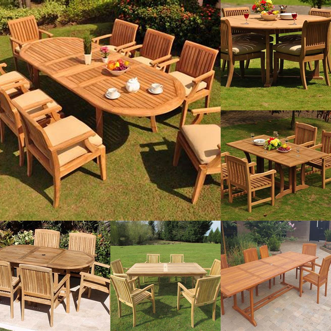 Teak Chairs Tables