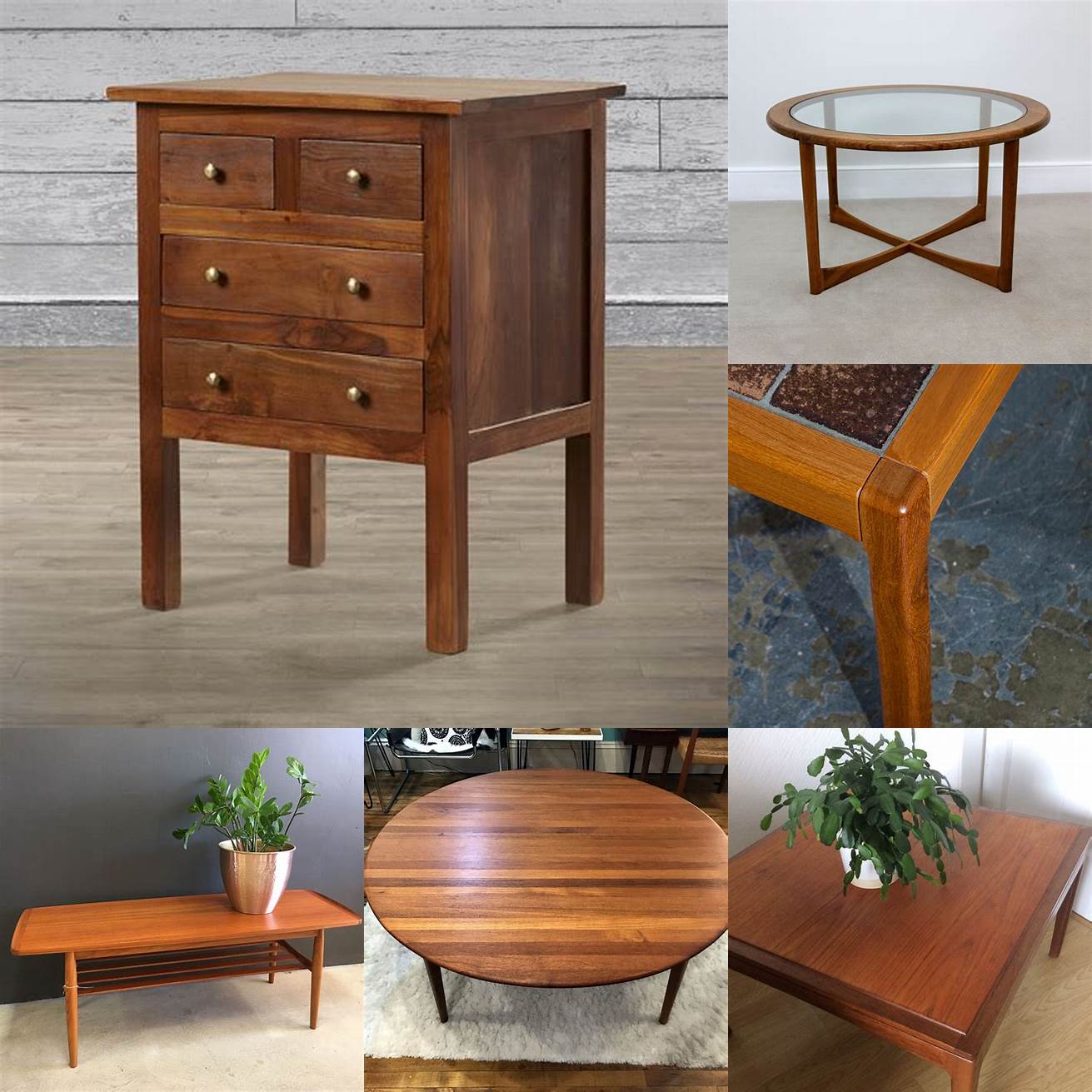 Teak End Tables and Coffee Tables