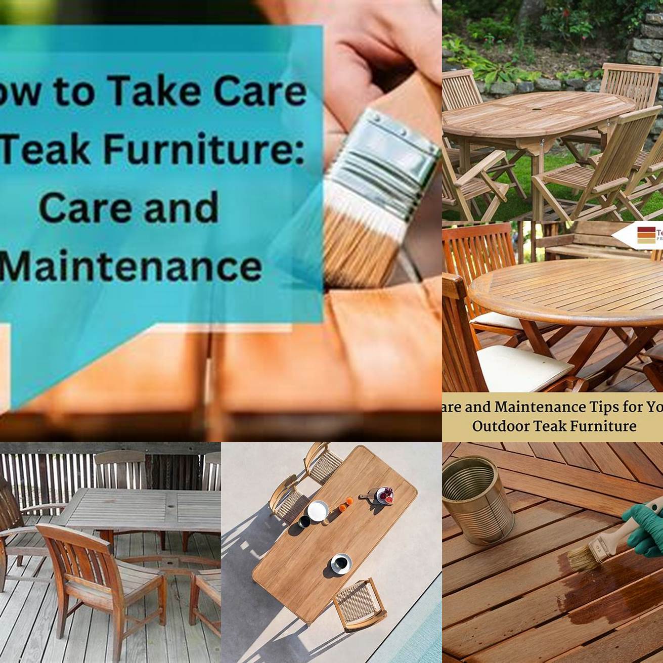 Teak Furniture Care Guide