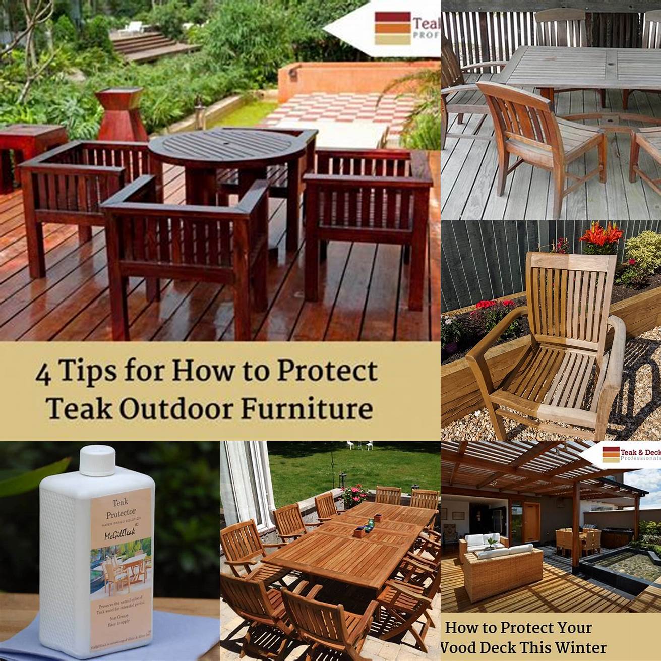 Teak Furniture Protection Tips