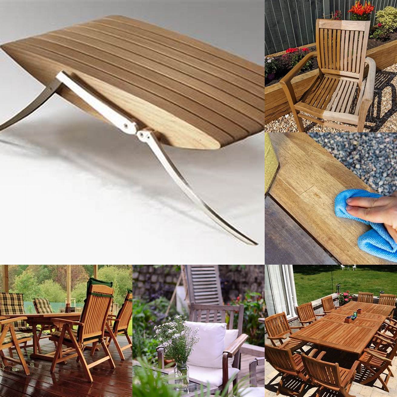 Teak Furniture With Insect Damage Protection
