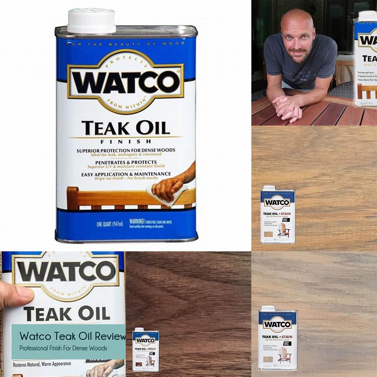 Teak Furniture with Watco Teak Oil
