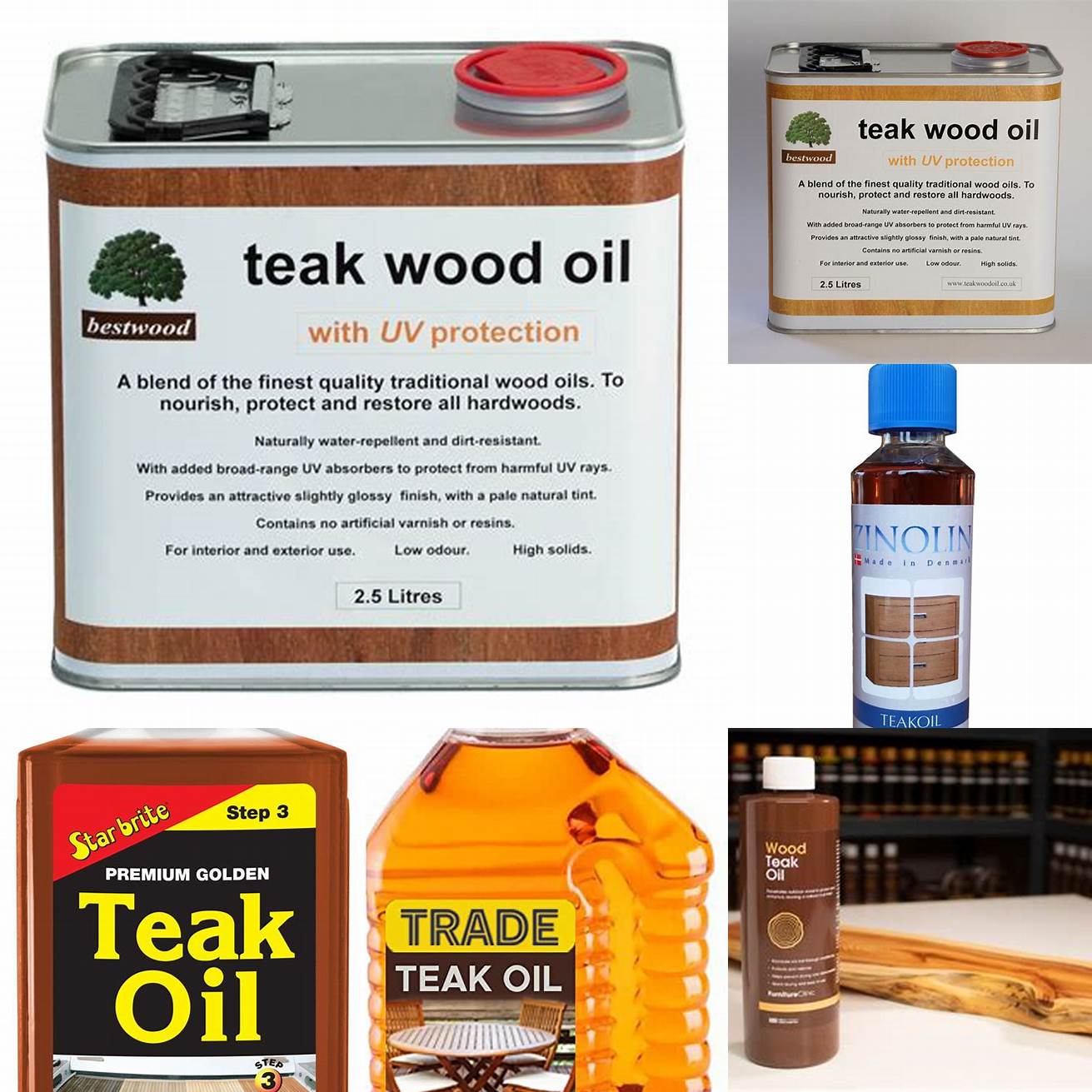 Teak Oil Packaging