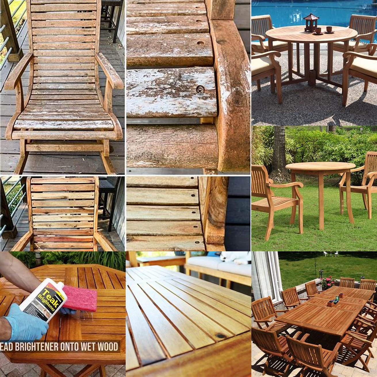 Teak Oil and Outdoor Furniture