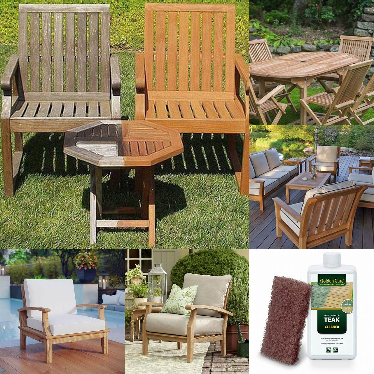 Teak Outdoor Furniture Care Products