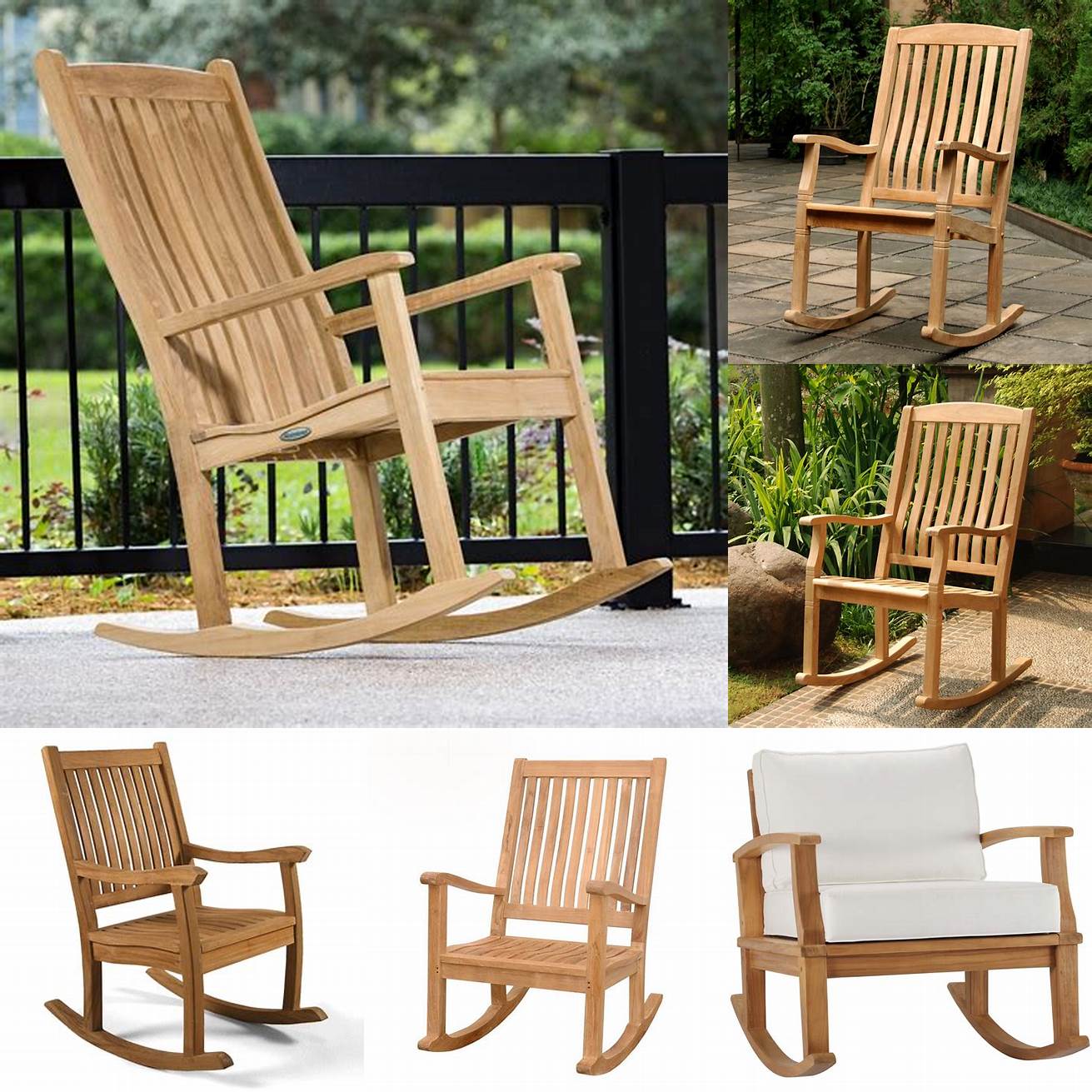 Teak Outdoor Rocking Chairs