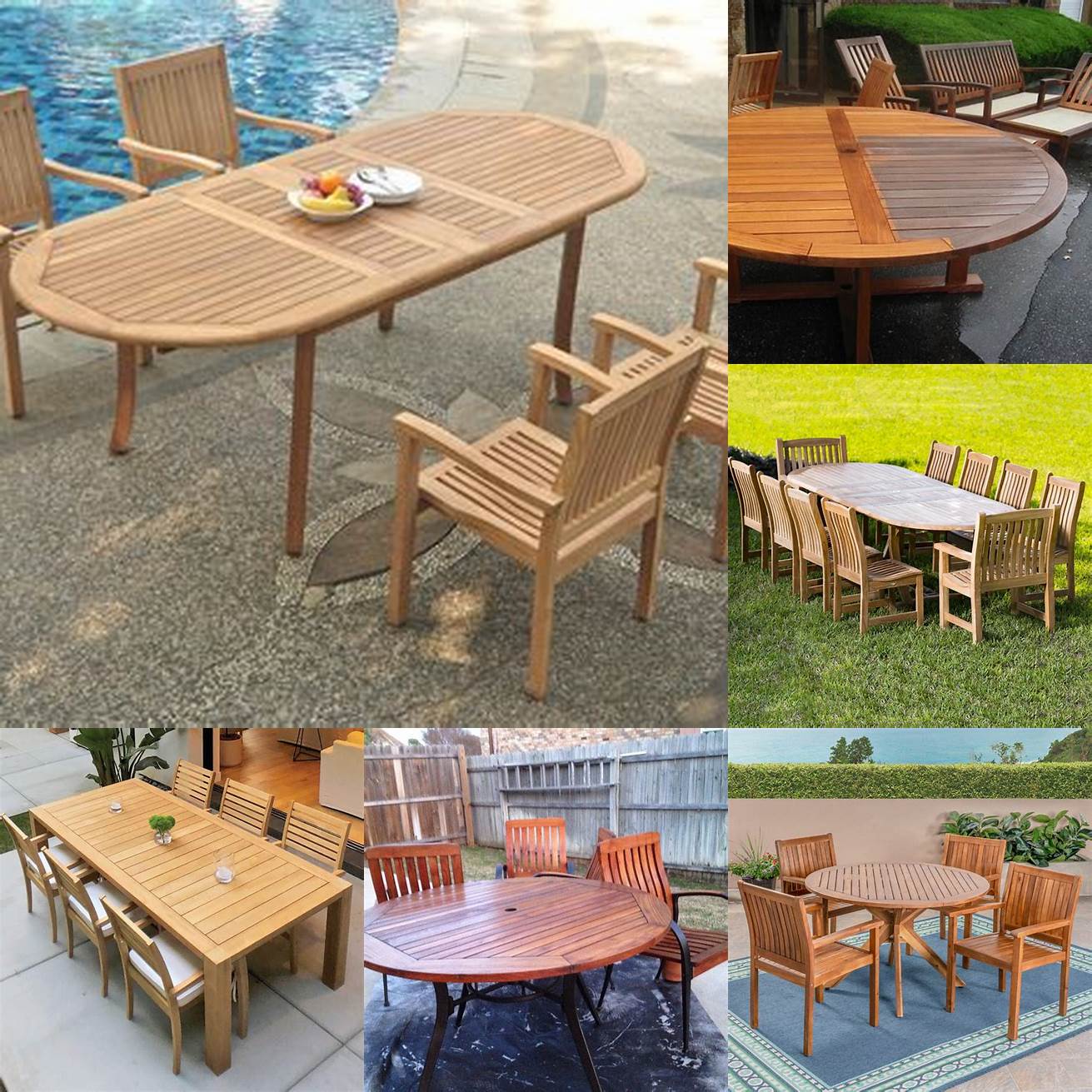 Teak Outdoor Table Finishes