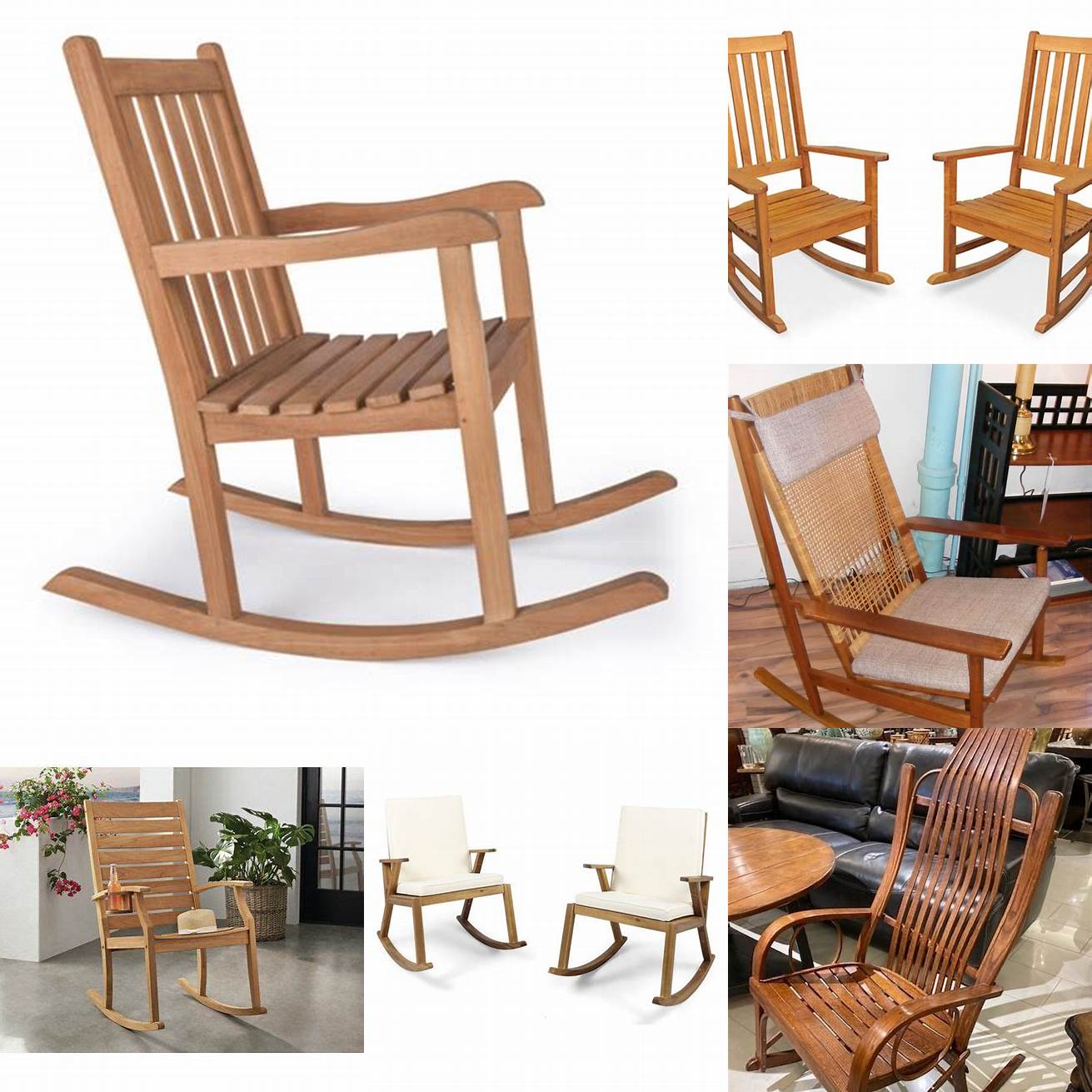 Teak Rockers for Soothing Motion