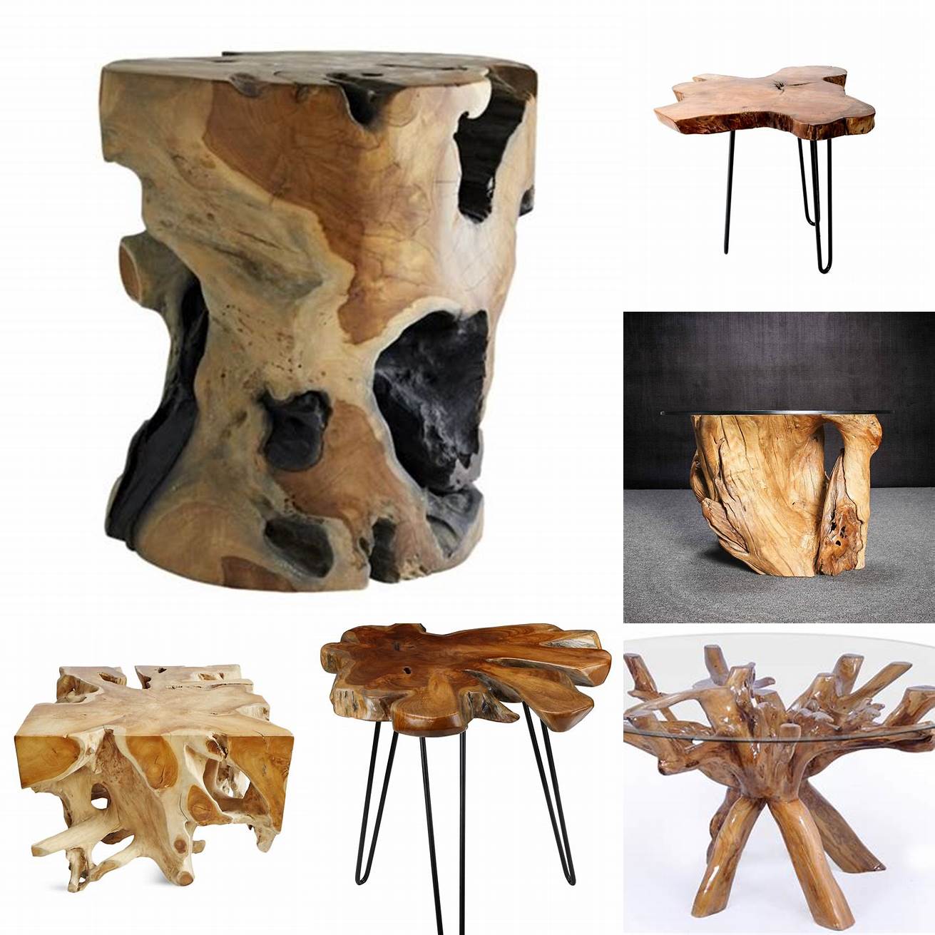 Teak Root Accent Table