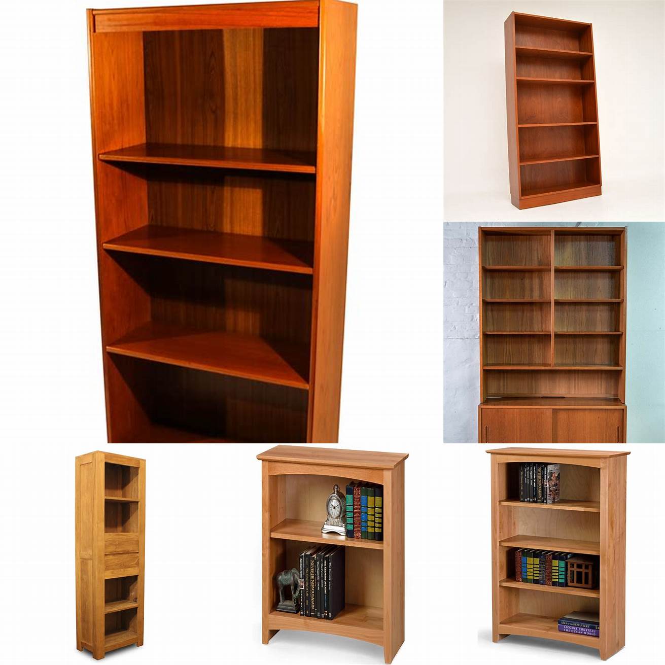 Teak Wood Bookshelf