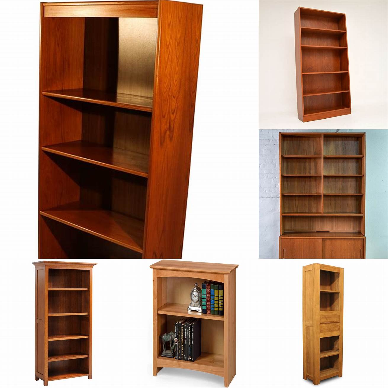 Teak Wood Bookshelves