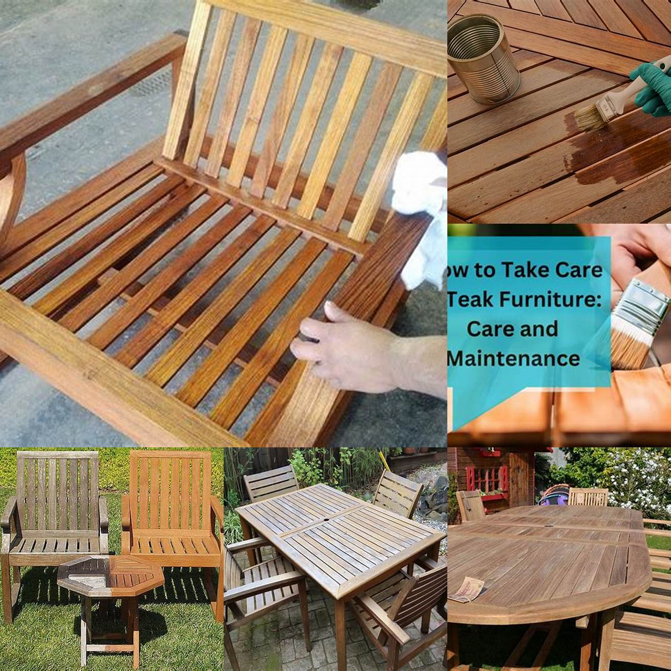 Teak Wood Furniture Care