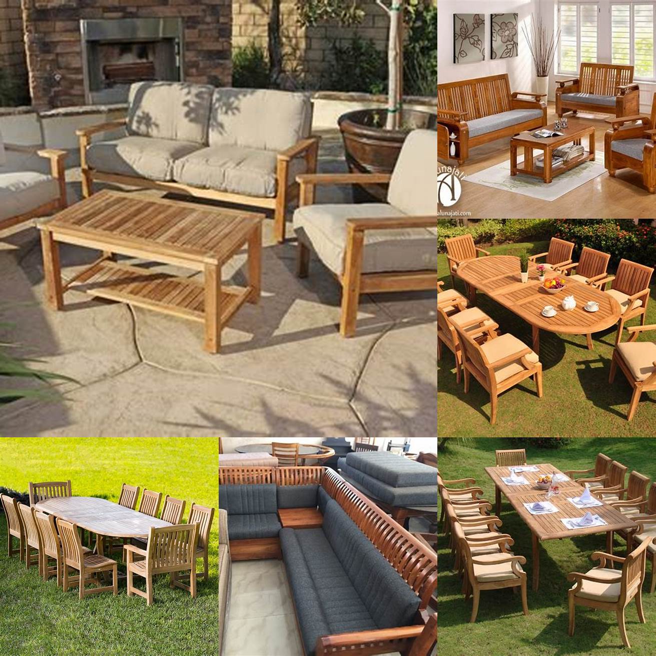 Teak Wood Furniture in Different Forms