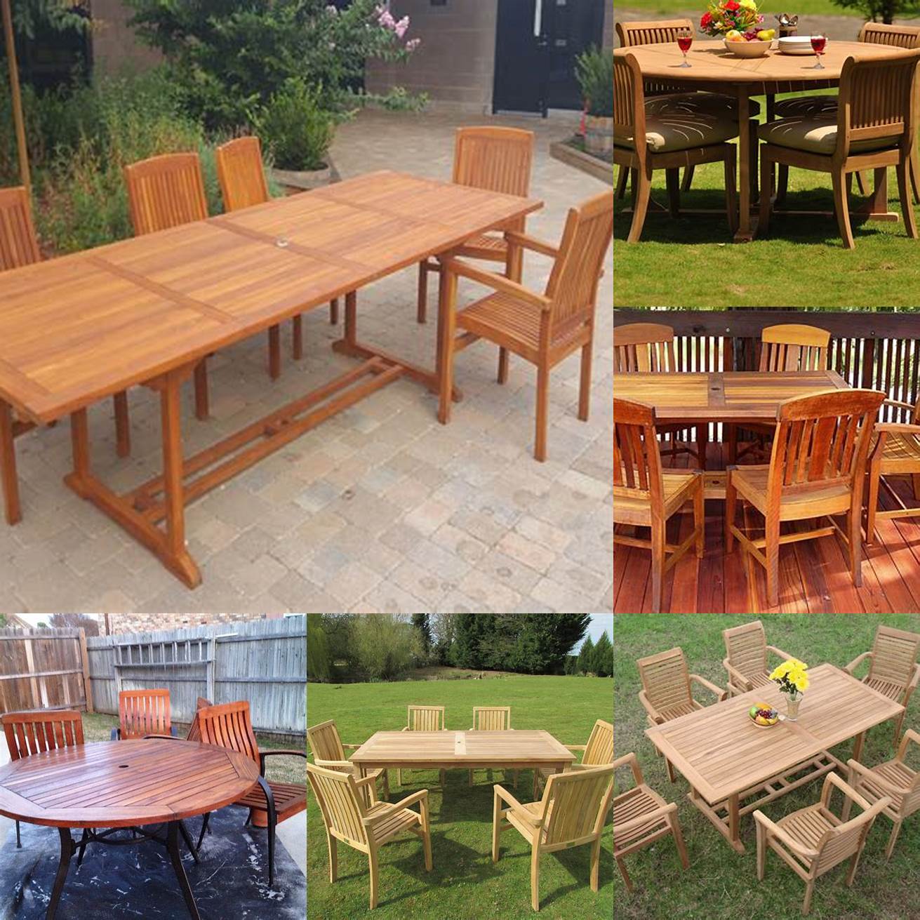 Teak Wood Furniture in Different Uses