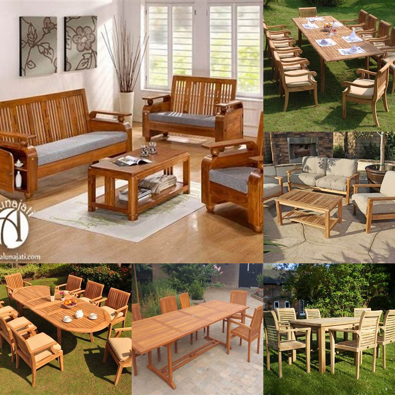 Teak Wood Furniture of Different Styles
