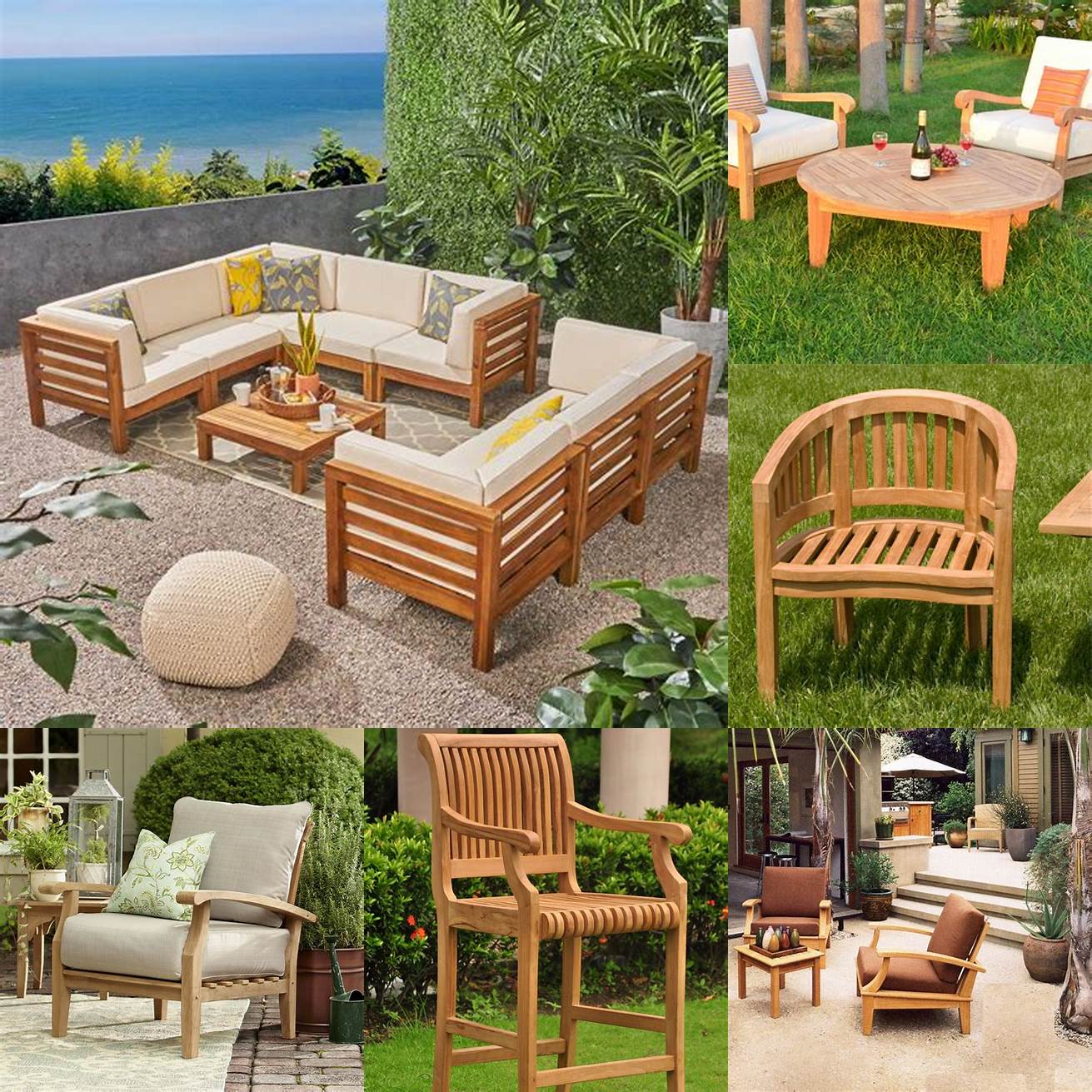 Teak Wood Outdoor Furniture Accessories