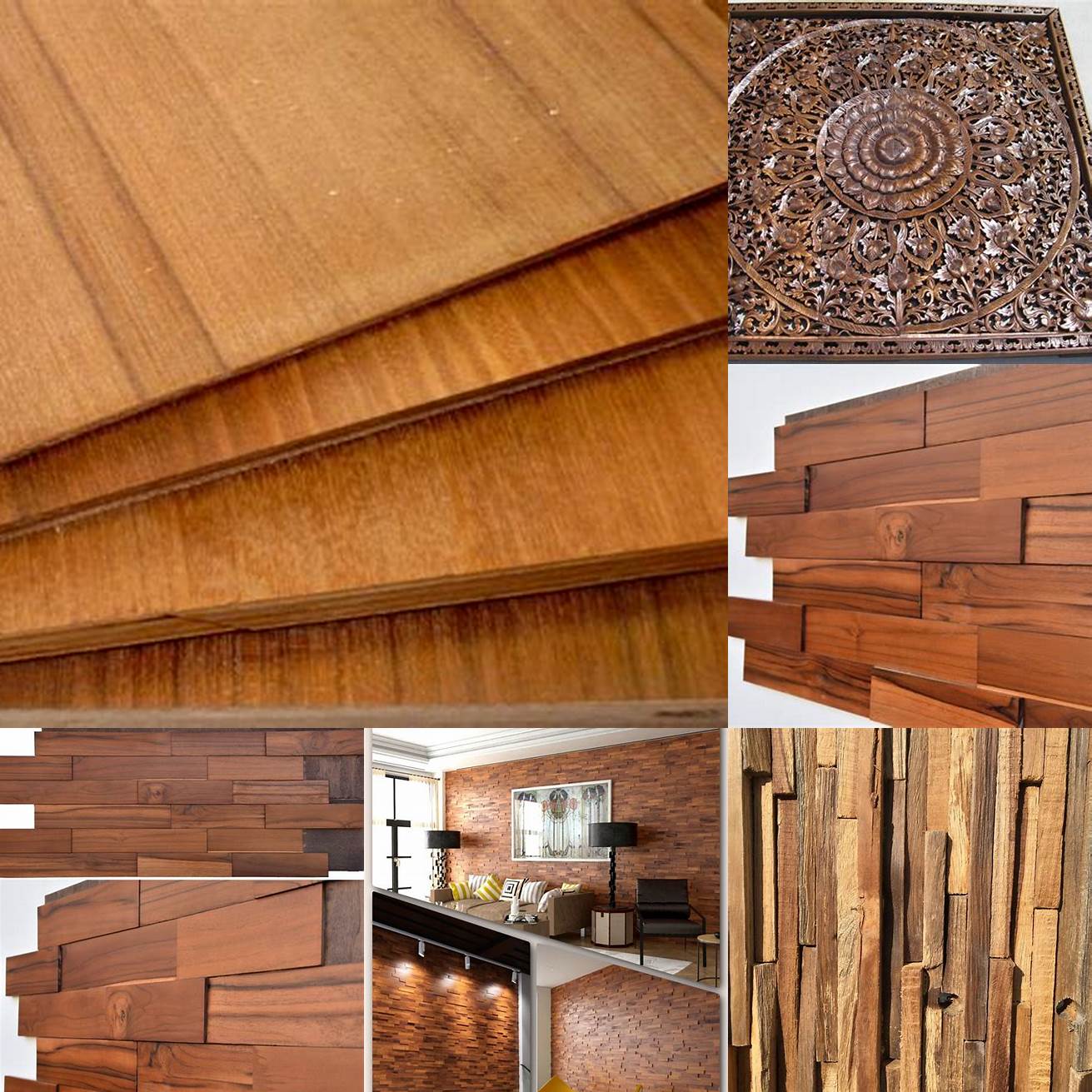 Teak Wood Panels