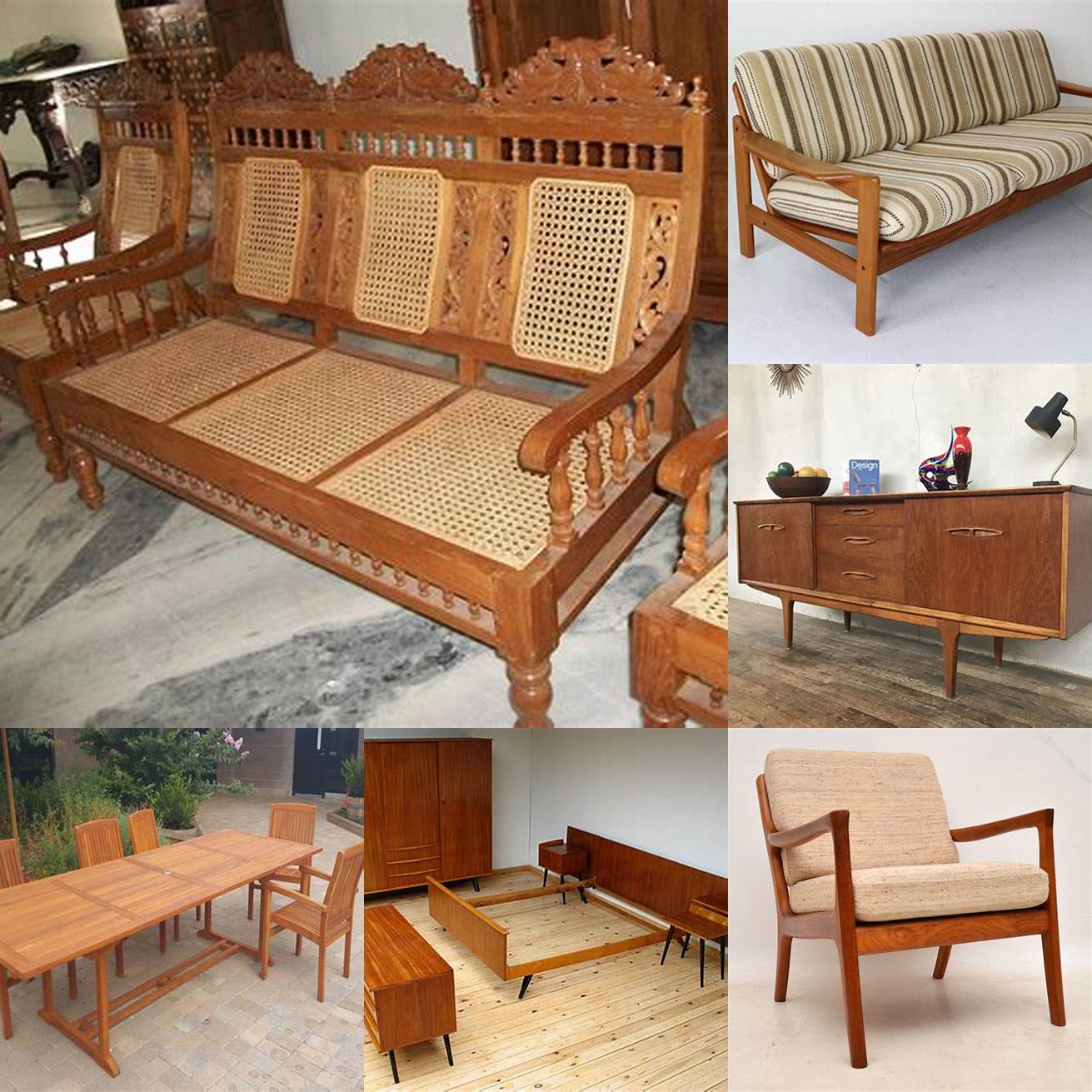 Teak furniture history