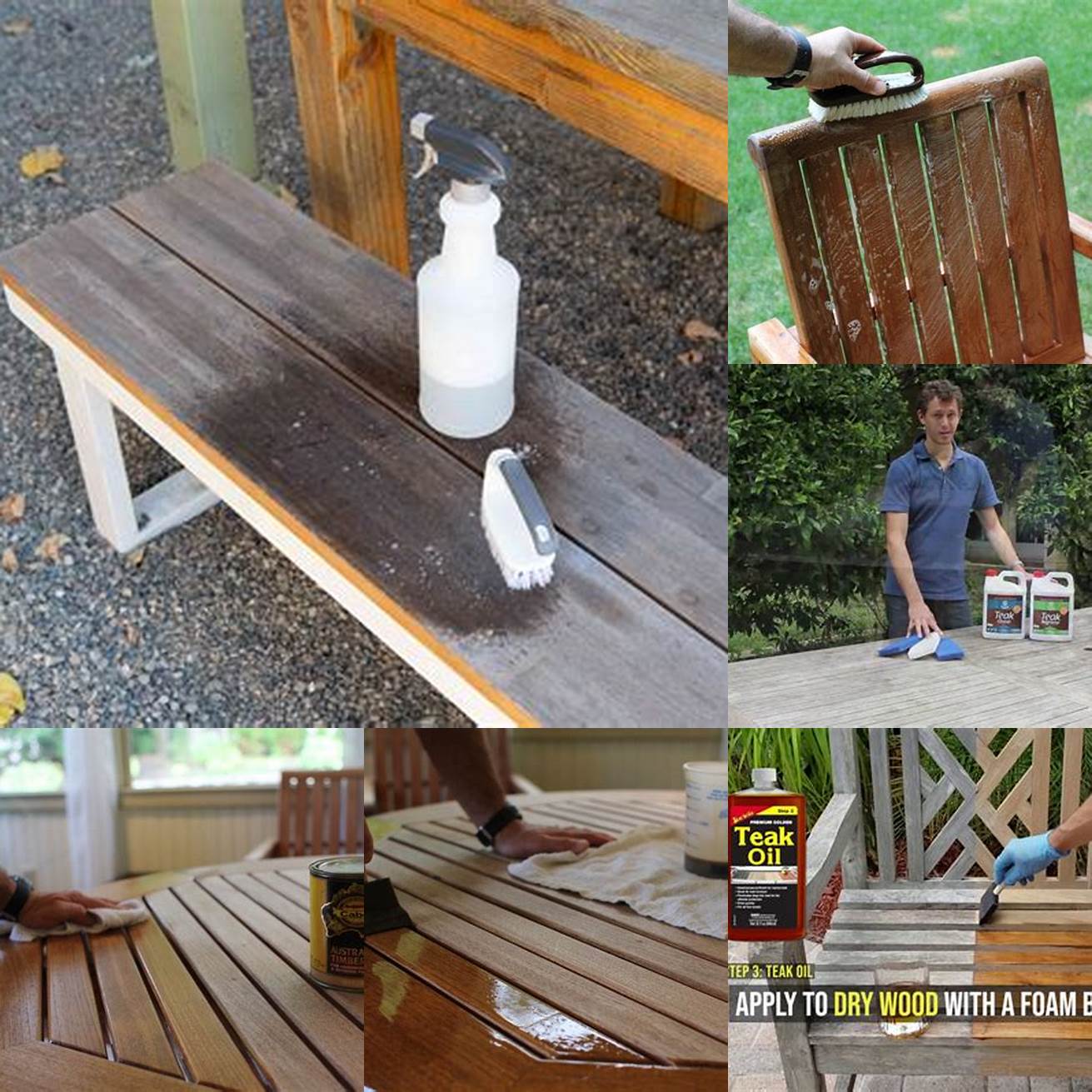 Teak-Specific Cleaning Solutions