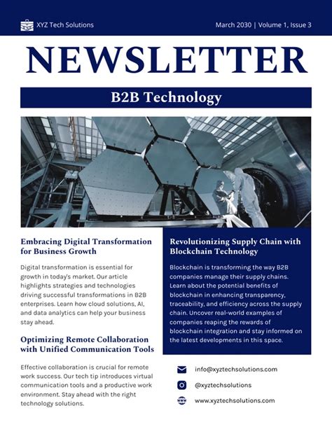 Tech Newsletter Template