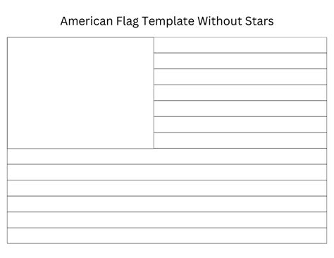 Template American Flag