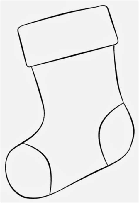 Template Christmas Stocking Free